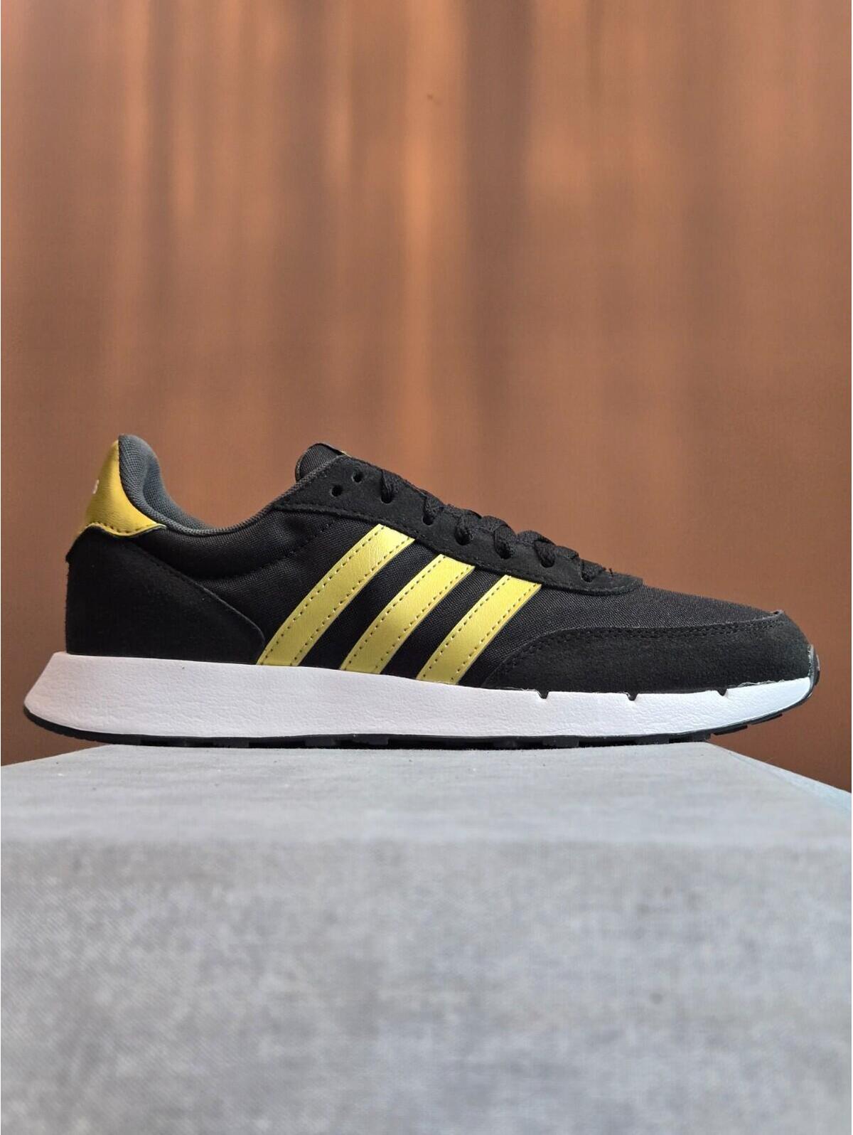 Adidas Run 60s 2.0 Black Gold Gx1714 Women's 7.5w / 6.5y Nib